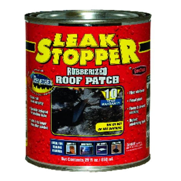 Leak Stopper Gloss Black Rubber Roof Patch 29 oz 0318-GA